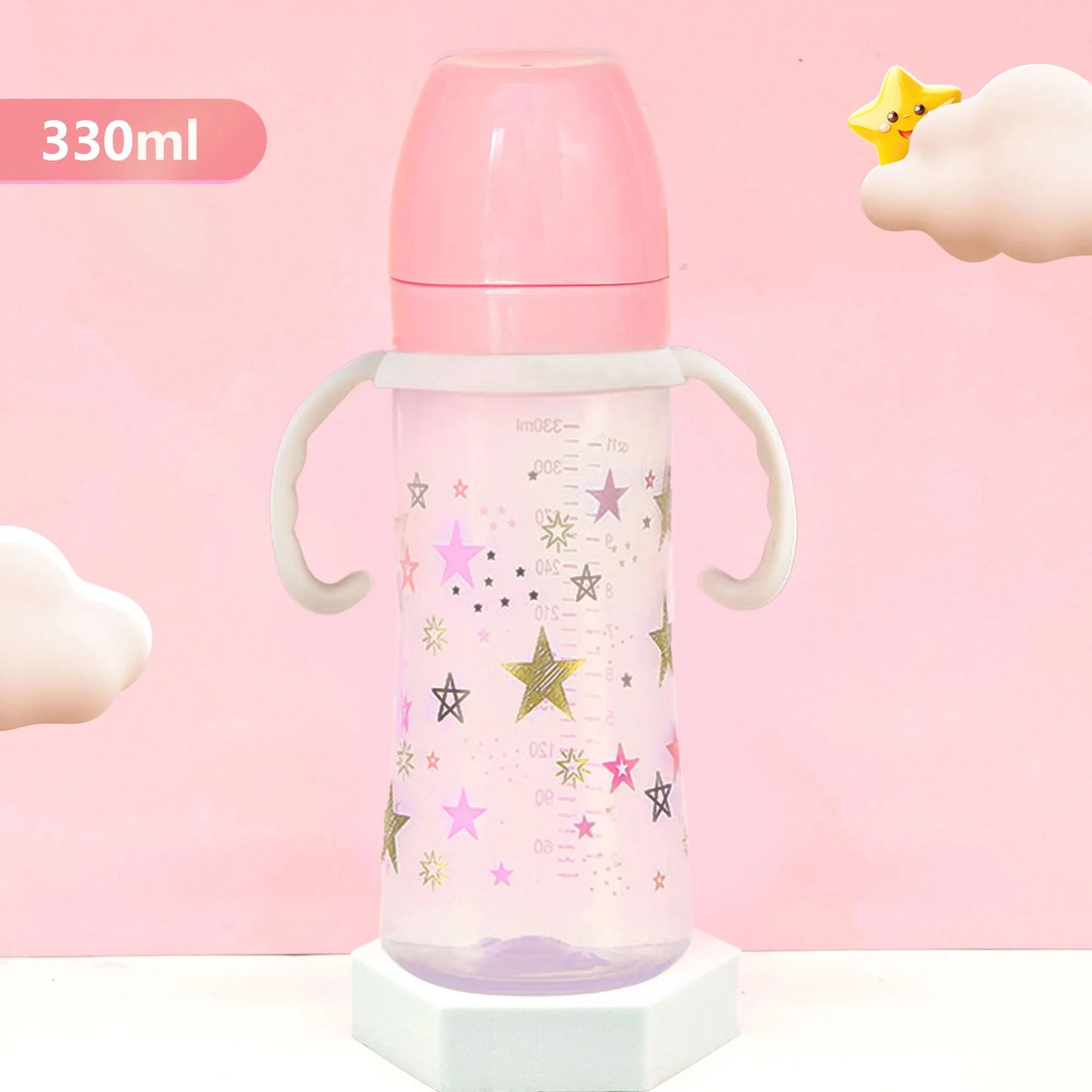 330ml Baby Bottle with Handle – Safe and Convenient for Your Little One