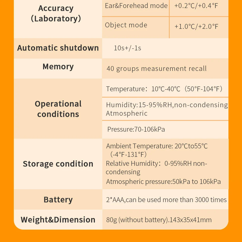 ELERA 20A Infrared Thermometer – Fast, Accurate, and Multifunctional