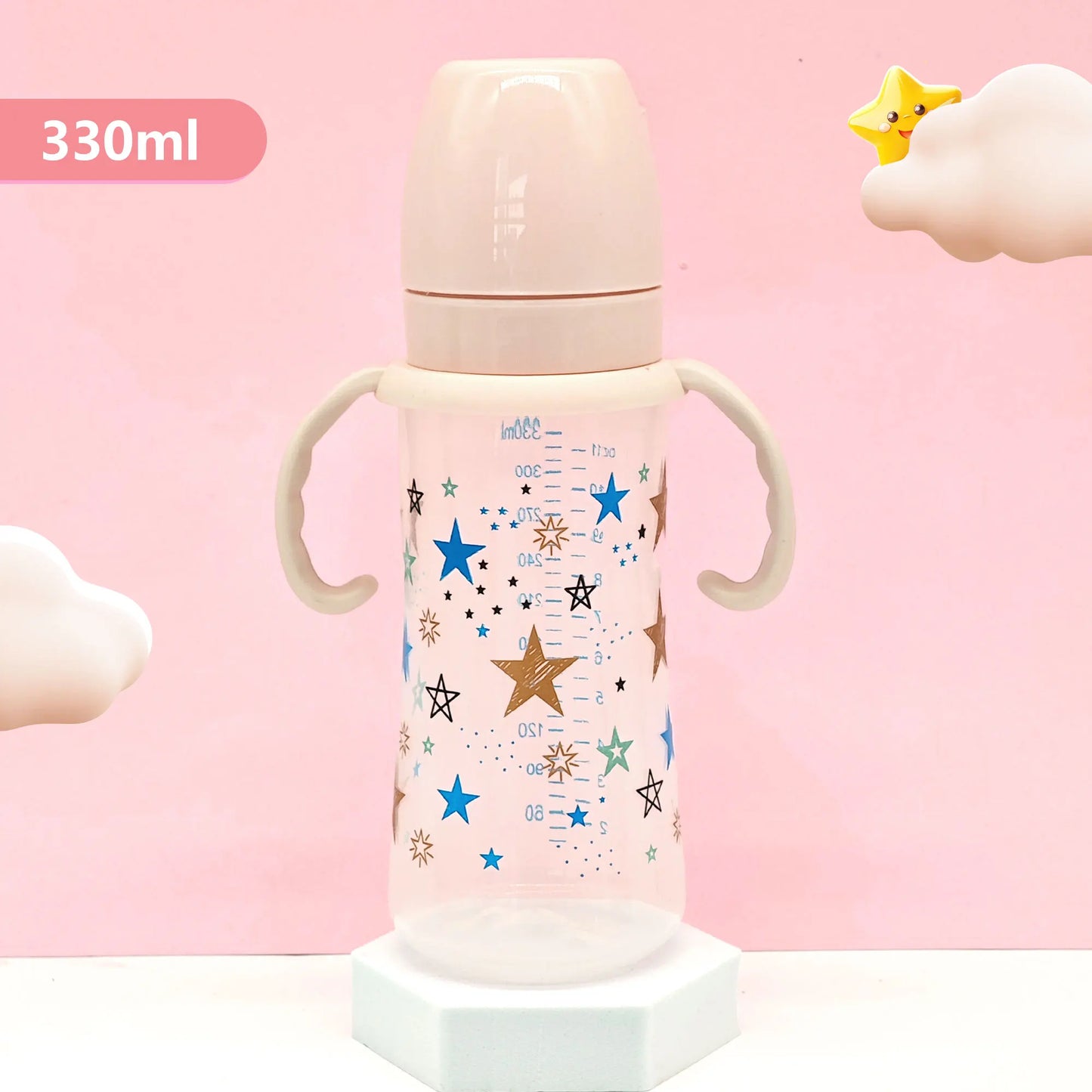 330ml Baby Bottle with Handle – Safe and Convenient for Your Little One