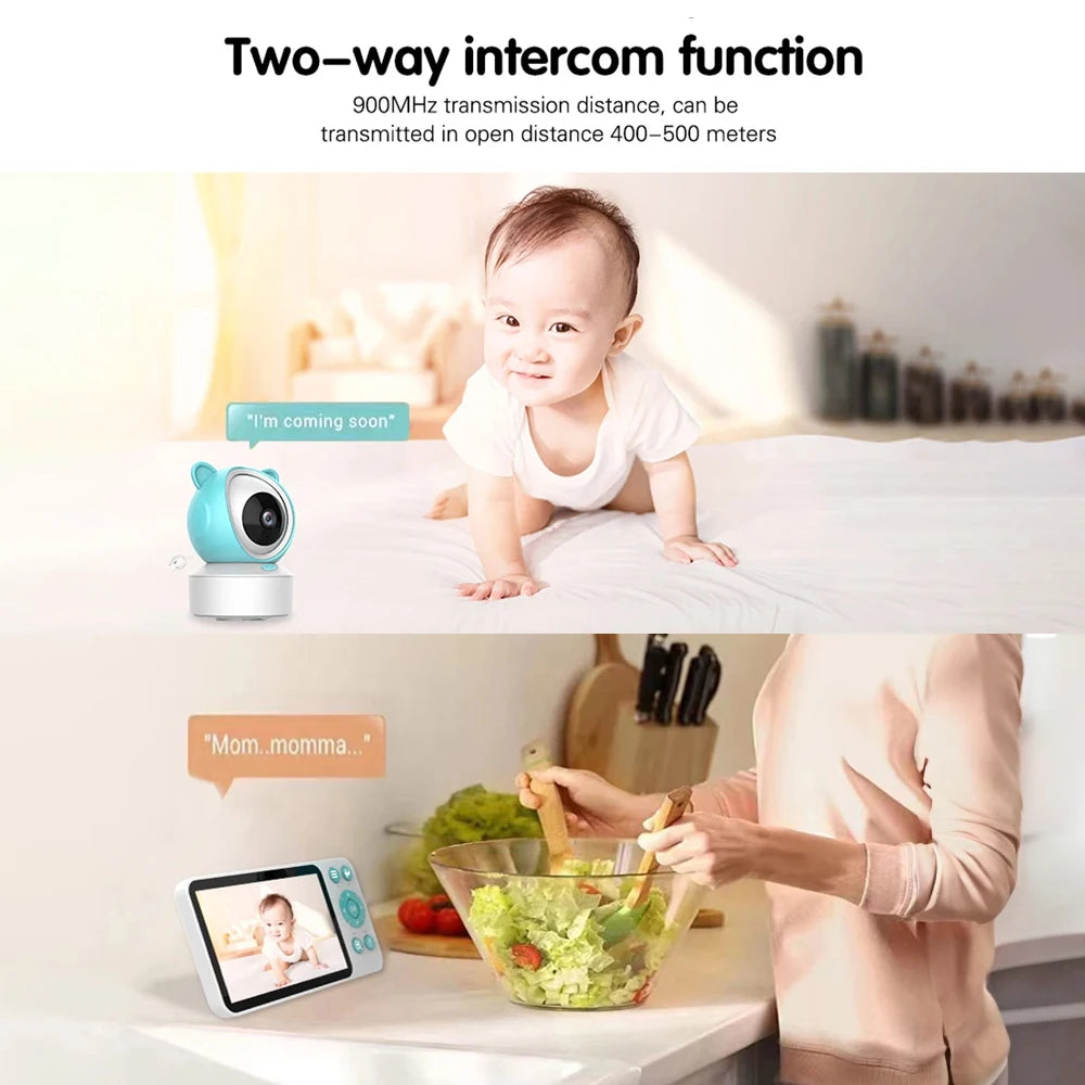 REHENT Baby Monitor with Camera - 1080P Smart WiFi Baby Monitor