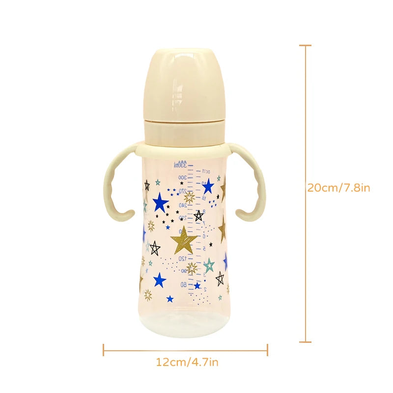 330ml Baby Bottle with Handle – Safe and Convenient for Your Little One