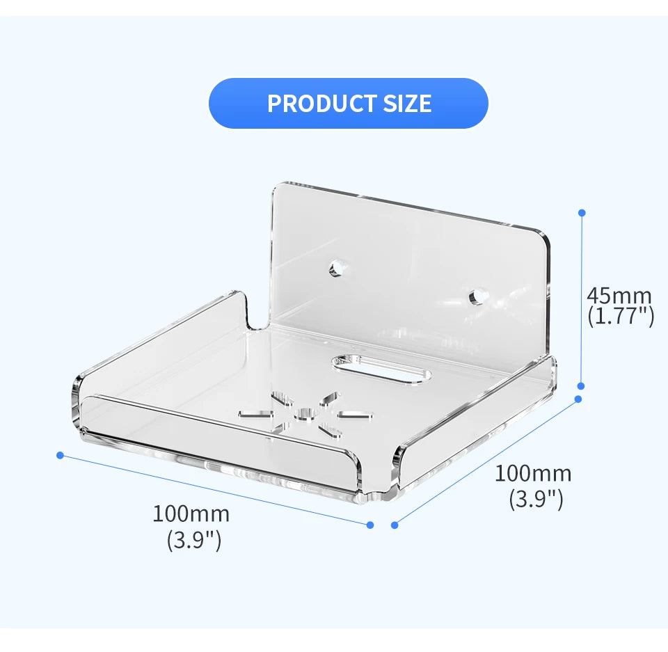 Security Camera Bracket - Wall Mount (No Drilling or Drill Mounting)