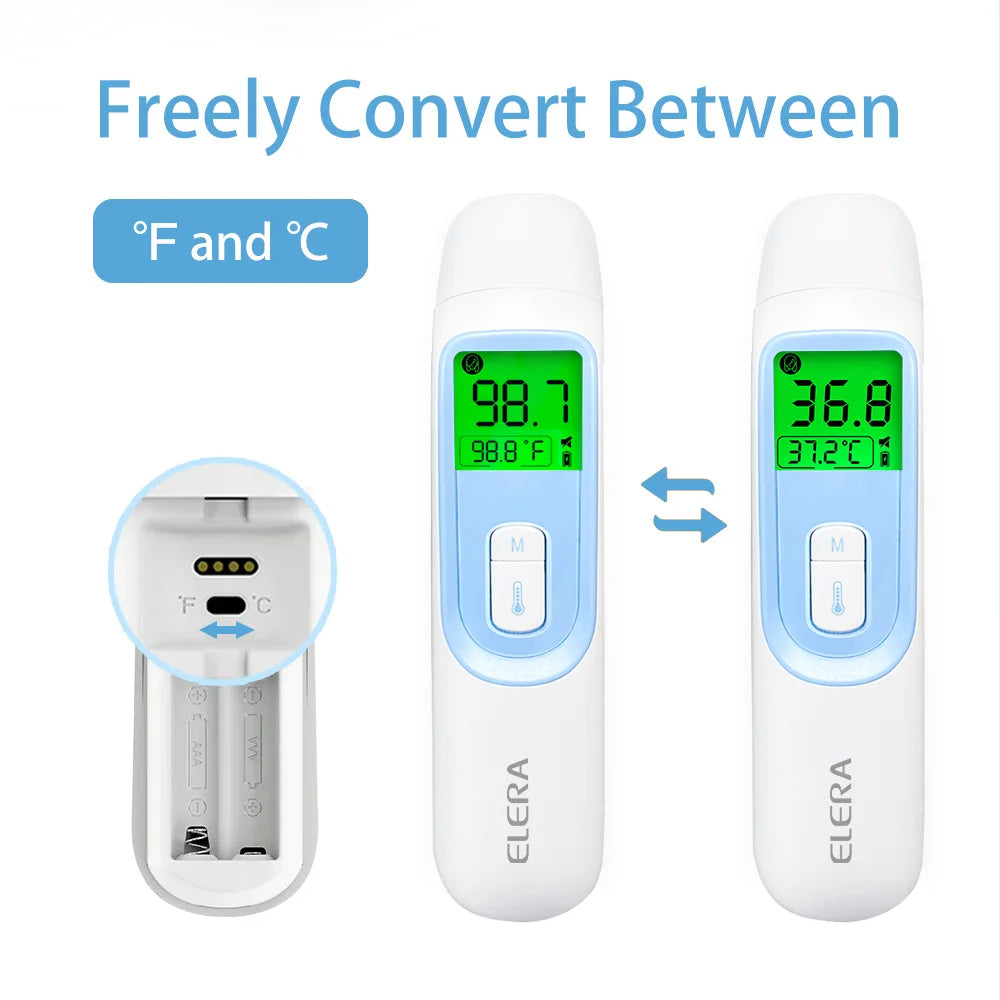 Digital Ear & Forehead Thermometer – Non-Contact, Fast & Accurate for Baby & Adult