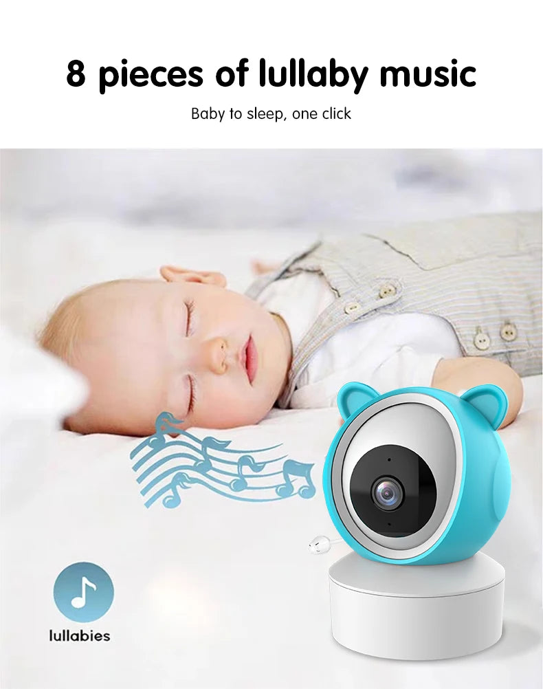 REHENT Baby Monitor with Camera - 1080P Smart WiFi Baby Monitor