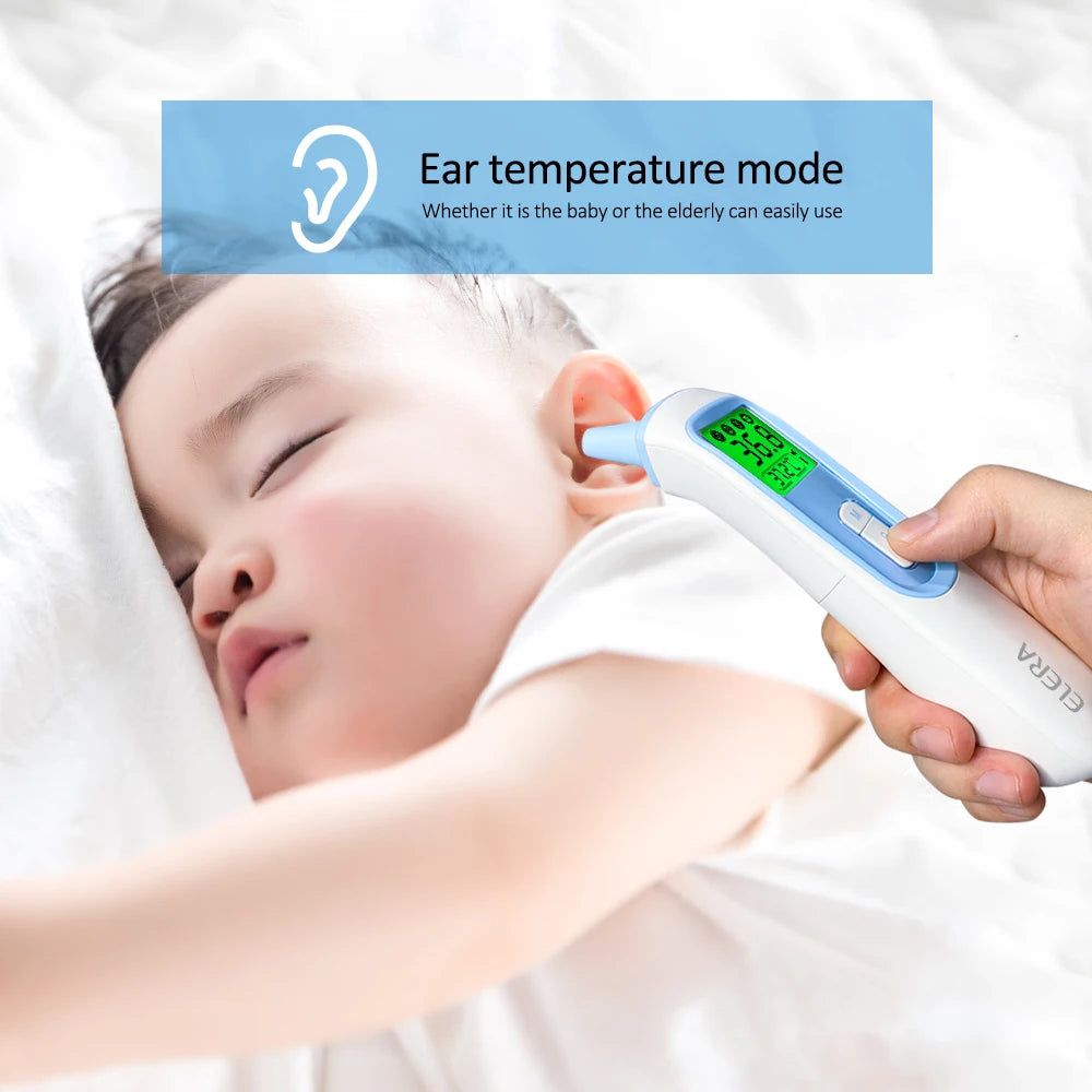 Digital Ear & Forehead Thermometer – Non-Contact, Fast & Accurate for Baby & Adult