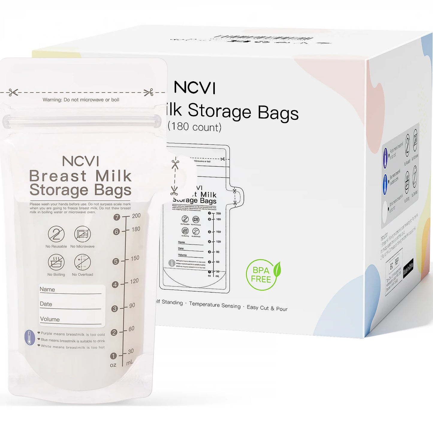 NCVI Breastmilk Storage Bags – Safe, Hygienic & Convenient for Every Mom!