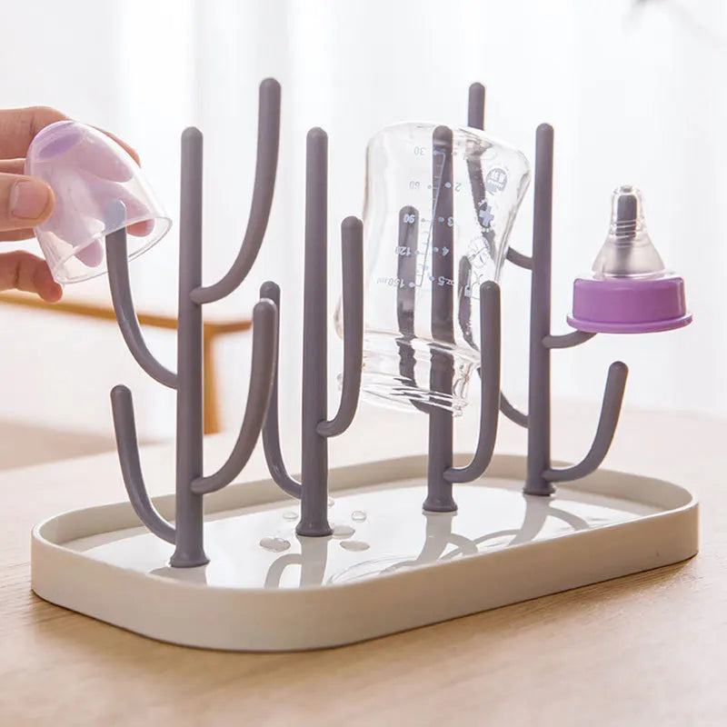 Baby Bottle Drying Rack - Contemporary and Practical Design