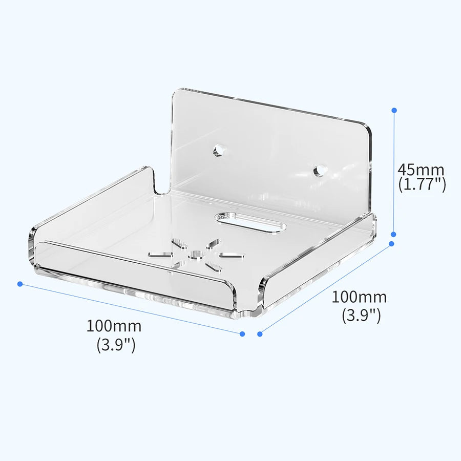 Security Camera Bracket - Wall Mount (No Drilling or Drill Mounting)