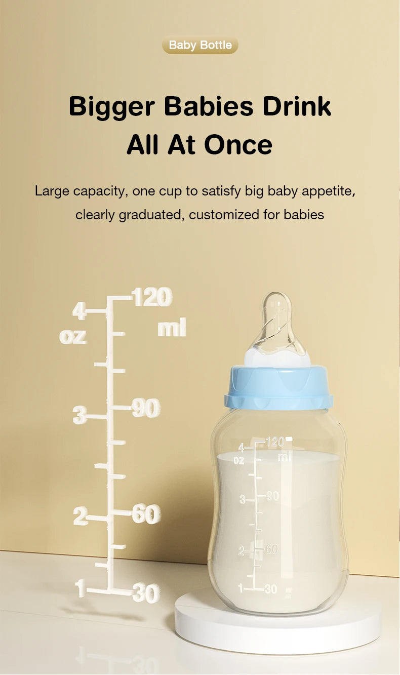 Dr.Isla Baby Bottle - 240ml Wide Mouth Bottle for Infants and Toddlers