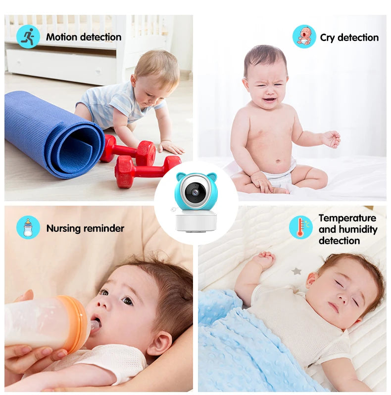 REHENT Baby Monitor with Camera - 1080P Smart WiFi Baby Monitor