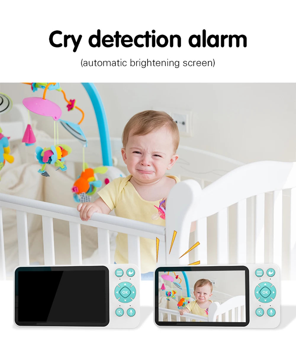 REHENT Baby Monitor with Camera - 1080P Smart WiFi Baby Monitor