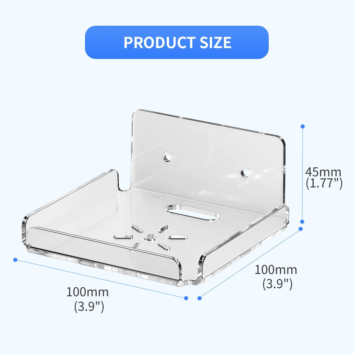 Security Camera Bracket - Wall Mount (No Drilling or Drill Mounting)