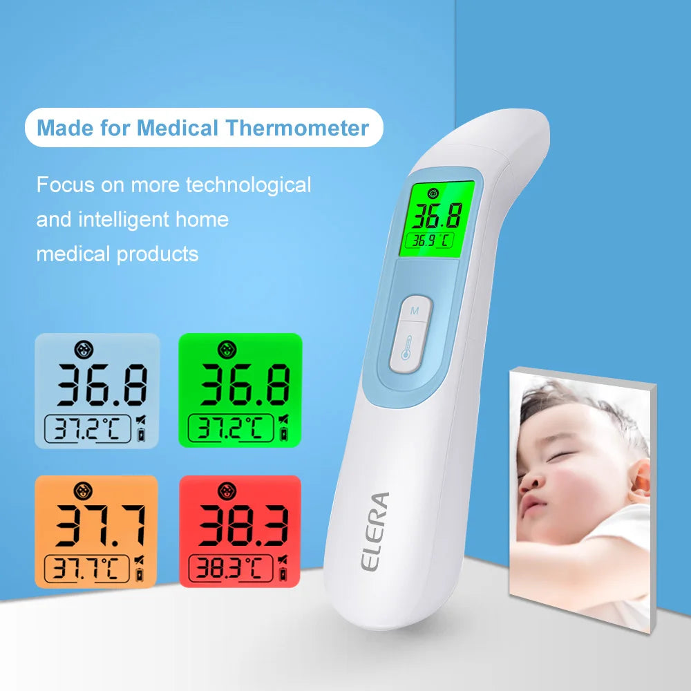 Digital Ear & Forehead Thermometer – Non-Contact, Fast & Accurate for Baby & Adult