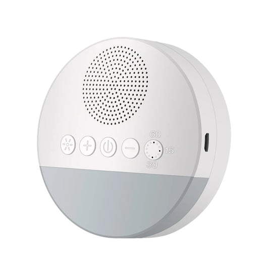 Portable White Noise Machine with Night Light & Timer – Ideal for Home & Travel