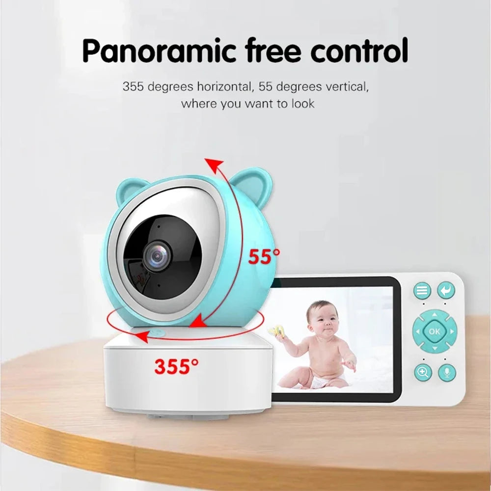 REHENT Baby Monitor with Camera - 1080P Smart WiFi Baby Monitor