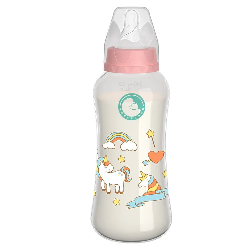 Dr.Isla Baby Bottle - 240ml Wide Mouth Bottle for Infants and Toddlers